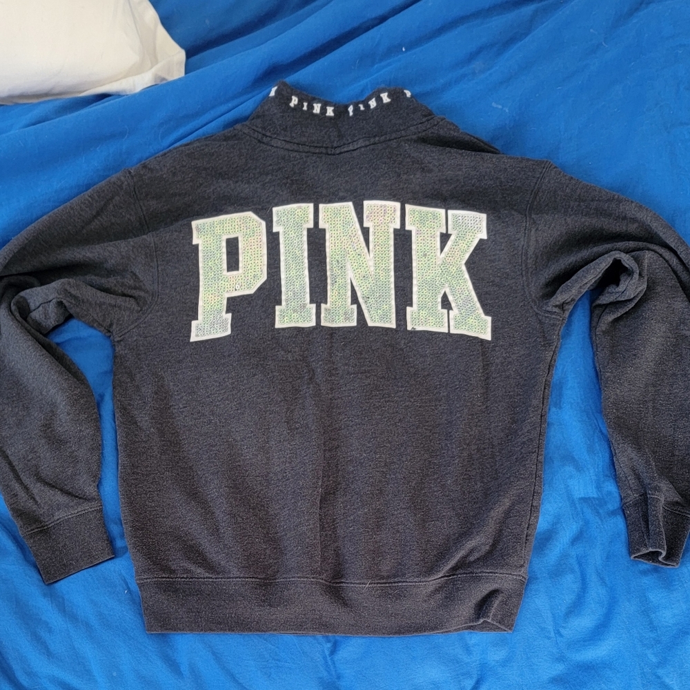 Victoria's secret pink pullover bling